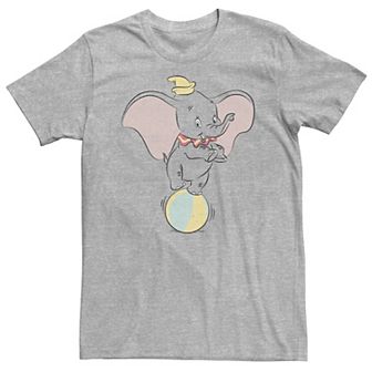 Disney's Dumbo Big & Tall Ball Balance Cute Pose Tee