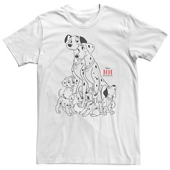 Big & Tall Disney 101 Dalmatians Family Group Shot Tee