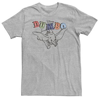 Big & Tall Disney Dumbo Retro Flying Circus Title Tee