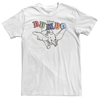 Big & Tall Disney Dumbo Retro Flying Circus Title Tee