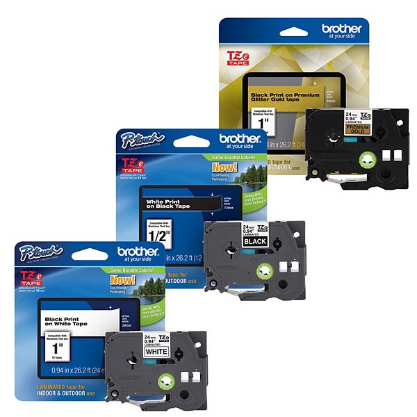 Brother Ptouch Label Maker Cube Supplies Bundle