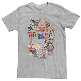 Big & Tall Disney Dumbo Vintage Movie Poster Tee