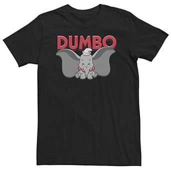 Big & Tall Disney Dumbo Bold Blue Name Costumed Poster Tee