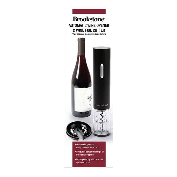 NEX Electric Wine Bottle Opener Corkscrew Automatic with Foil Cutter
