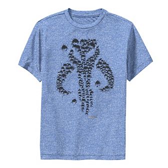 Boys 8-20 Star Wars The Mandalorian Mythosaur Bullet Hole Performance Graphic Tee