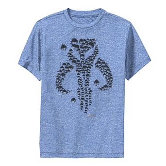 Boys 8-20 Star Wars The Mandalorian Mythosaur Bullet Hole Performance Graphic Tee