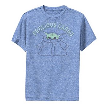 Boys 8-20 Star Wars The Mandalorian The Child aka Baby Yoda Precious Cargo Portrait Performance Graphic Tee