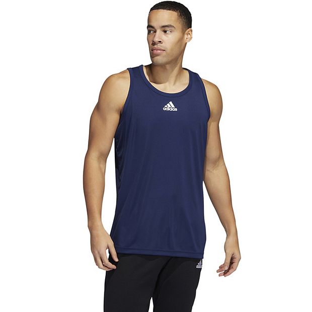 Adidas men's heathered tank top online