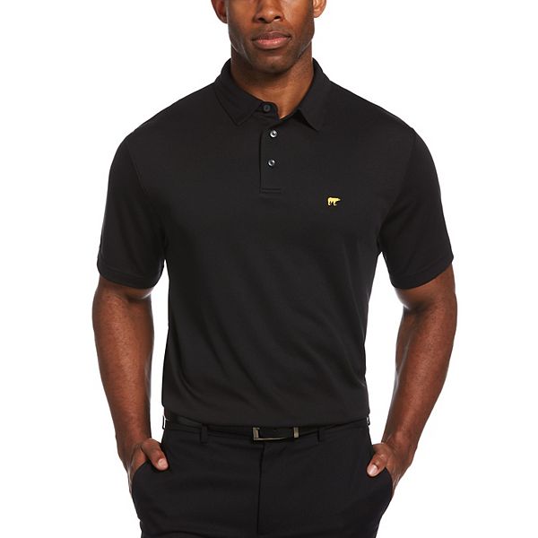 Men s Jack Nicklaus StayDri Regular Fit Textured Solid Golf Polo