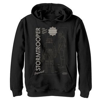 Boys 8-20 Star Wars The Mandalorian Stormtrooper Action Figure Graphic Hoodie