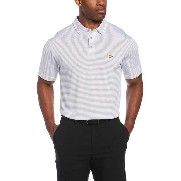 Men s Jack Nicklaus StayDri Regular Fit Striped Performance Golf Polo