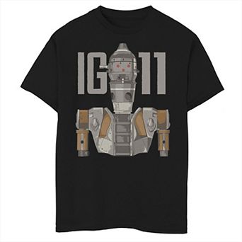 Boys 6-20 Star Wars The Mandalorian IG-11 Simple Portrait Graphic Tee