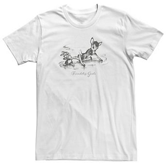 Big & Tall Disney Bambi Thumper And Bambi Friendship Goals Tee