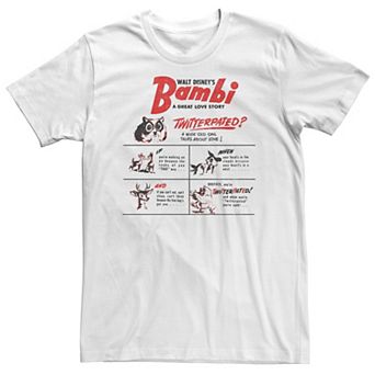 Big & Tall Disney Bambi A Great Love Story Tee