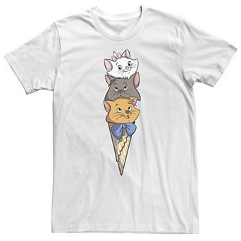 Disney's The Aristocats Big & Tall Kitten Ice Cream Stack Tee