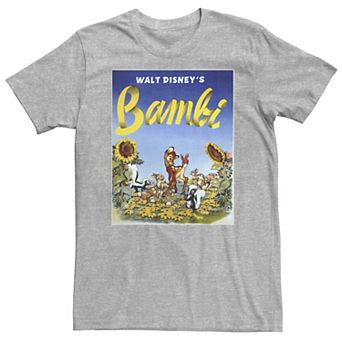 Big & Tall Disney Bambi Sunflower Poster Tee