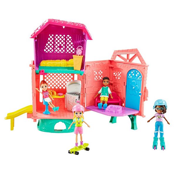 Polly Pocket! Clubhouse da Polly Set de Jogos Polly e Peaches Nova