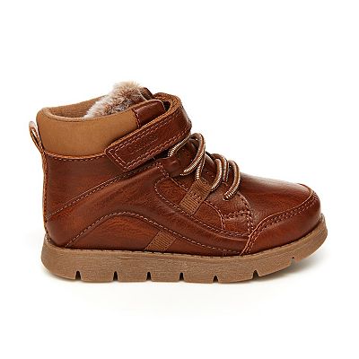OshKosh B gosh Banyan Toddler Boys Faux Fur Ankle Boots