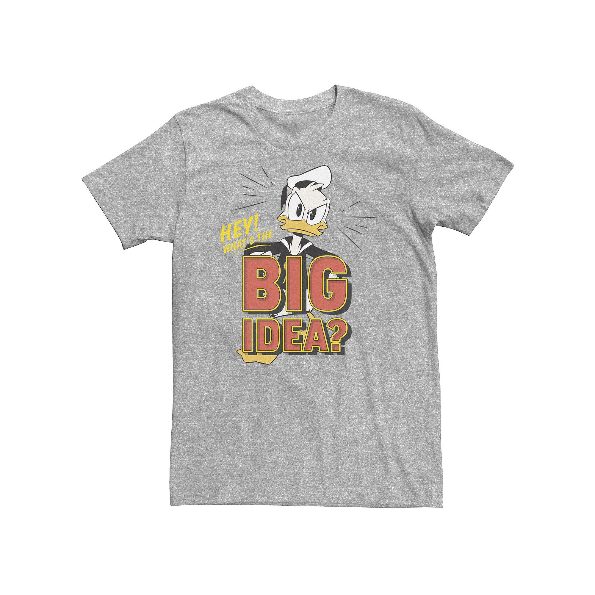 Big & Tall Disney DuckTales Donald Hey Whats The Big Idea Tee, Mens, Size