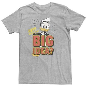 Big & Tall Disney DuckTales Donald Hey What's The Big Idea Tee