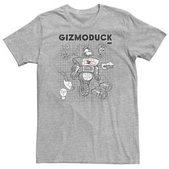 Big & Tall Disney DuckTales Gizmoduck Schematic Tee