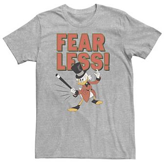 Big & Tall Disney DuckTales Scrooge McDuck Fear Less Tee