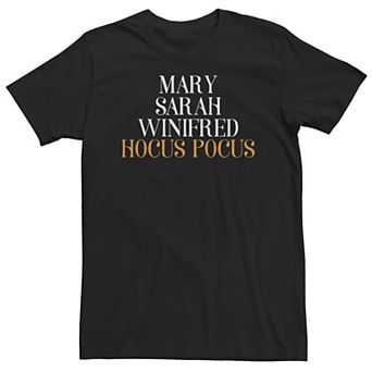 Big & Tall Disney Hocus Pocus Mary Sarah Winifred Hocus Pocus Tee