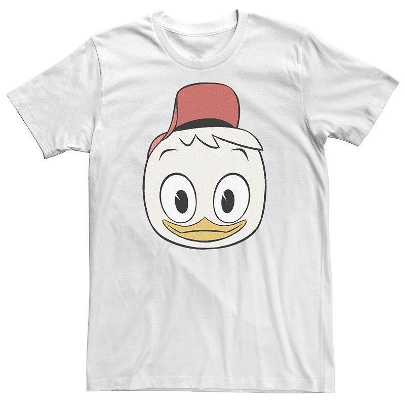 Big & Tall Disney DuckTales Huey Big Face Tee, Men's, Size: 5XL, White