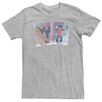 Big & Tall Disney A Goofy Movie The Goof The Son Cards Tee