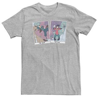 Big & Tall Disney A Goofy Movie The Goof The Son Cards Tee
