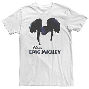 Big & Tall Disney Epic Mickey Dark Paint Drip Logo Tee
