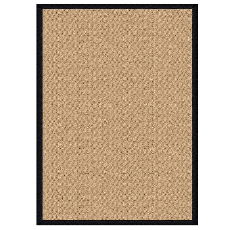 Linon Athena Sisal & Black Wool Blend Rug, 8X11 Ft