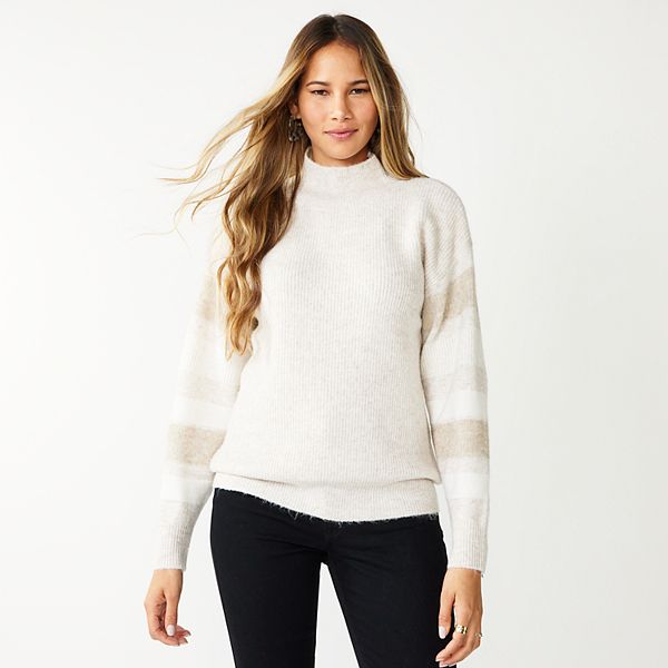 Kohls cowl neck on sale sweater