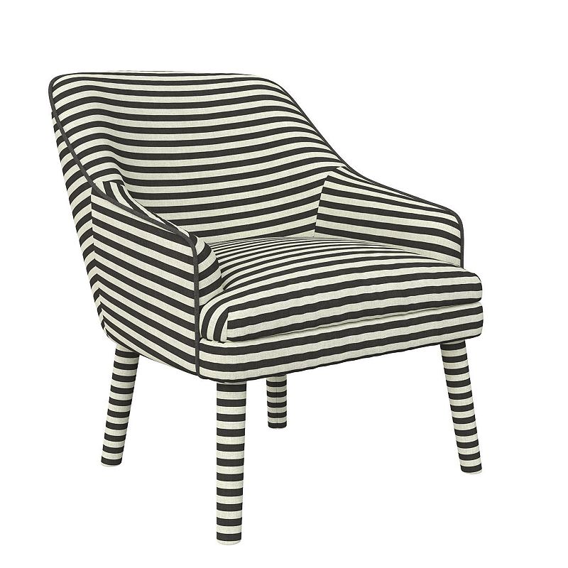 63849428 Mr. Kate Effie Upholstered Accent Chair, Black sku 63849428