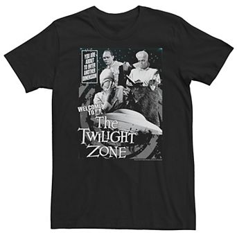 Big & Tall Twilight Zone About To Enter Another Dimension Tee