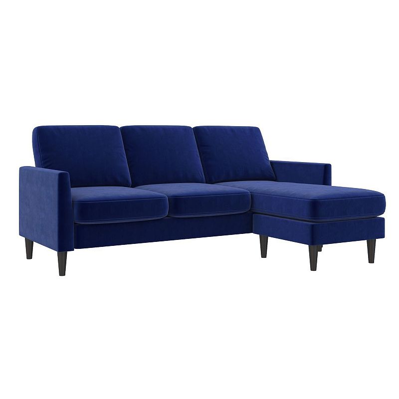 65163486 Mr. Kate Winston Sectional Sofa Couch, Blue sku 65163486