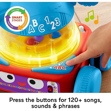 Fisher-Price 4-in-1 Robot Baby to Preschool Learning Toy with Lights & Music