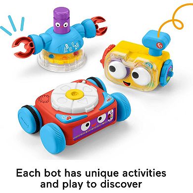 Fisher-Price 4-in-1 Robot Baby to Preschool Learning Toy with Lights & Music