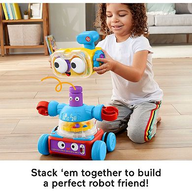 Fisher-Price 4-in-1 Robot Baby to Preschool Learning Toy with Lights & Music