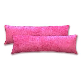 Fresh Ideas Velvet Body Pillow Cover 2-Pack Set