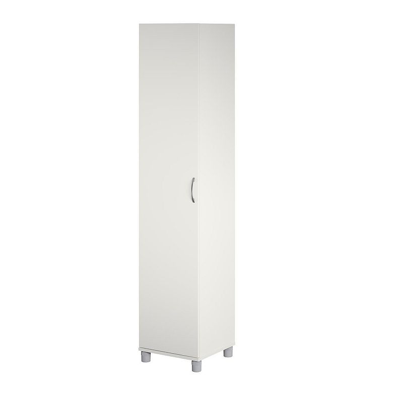 SystemBuild Lonn Utility Storage Cabinet, White