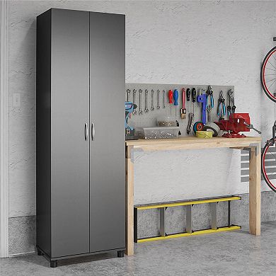 SystemBuild Lonn Two-Door Utility Storage Cabinet