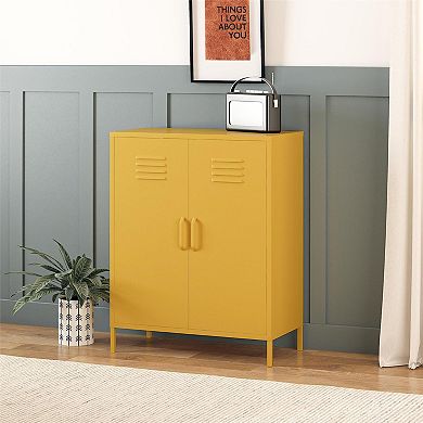 SystemBuild Bonanza 2-Door Metal Locker Storage Cabinet