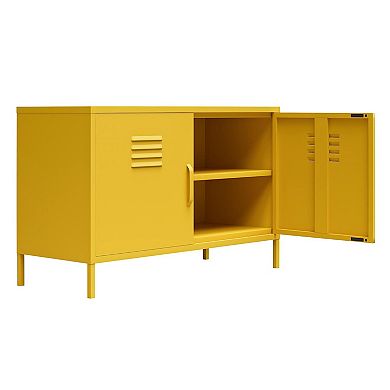 SystemBuild Bonanza 2-Door Long Locker Accent Cabinet Floor Decor