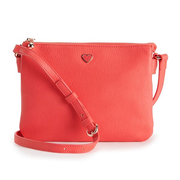LC Lauren Conrad Candide Crossbody Bag, Med Brown - Yahoo Shopping