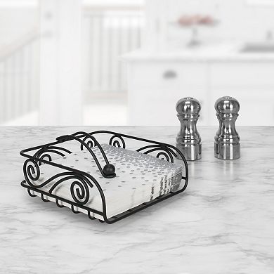 Spectrum Scroll Deco Weighted Napkin Holder