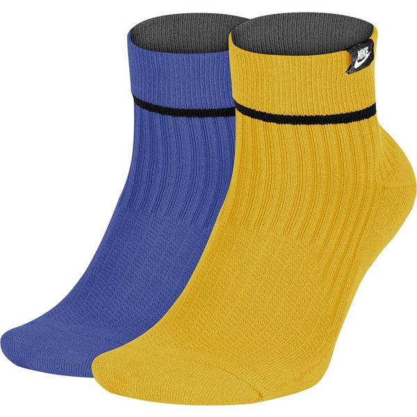Manchuria baseball Publication Men's Nike 2-pack SNKR Sox Essential Ankle Socks