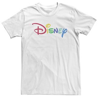 Big & Tall Disney Rainbow Logo Tee