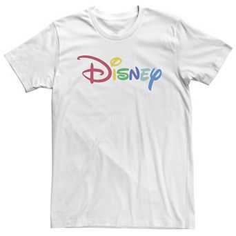 Big & Tall Disney Rainbow Logo Tee