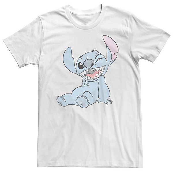 Big & Tall Disney Lilo & Stitch Pop Art Comic Stitch Tee